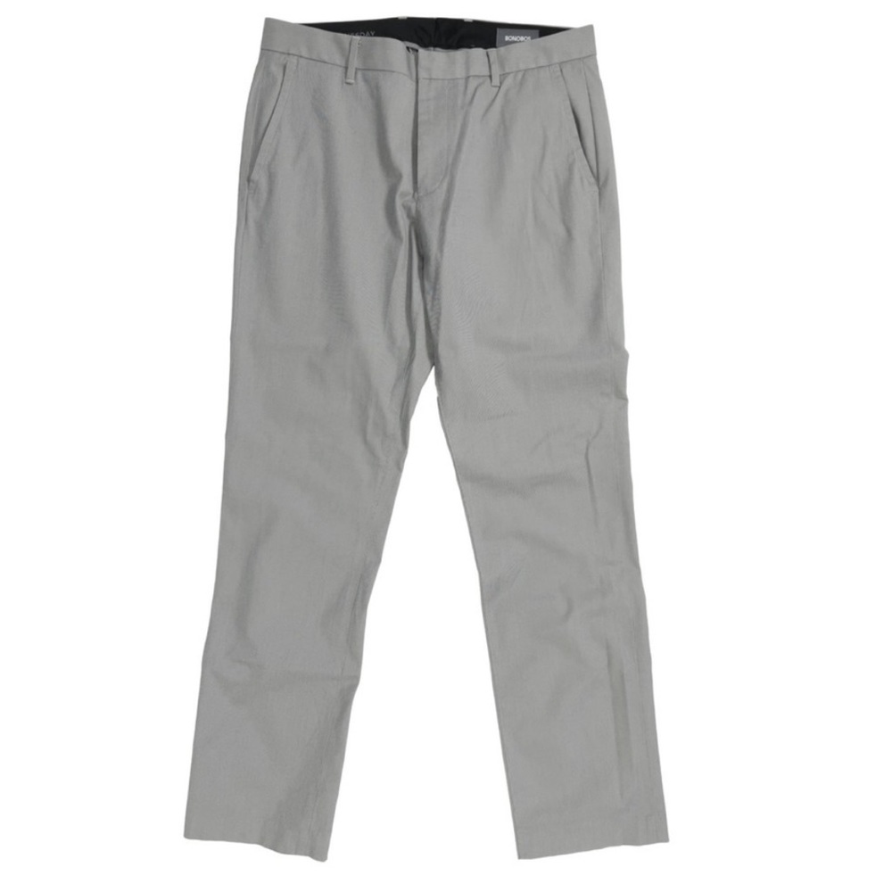 Bonobos Men's 33WX32L, Gray Wednesday Slim Pants